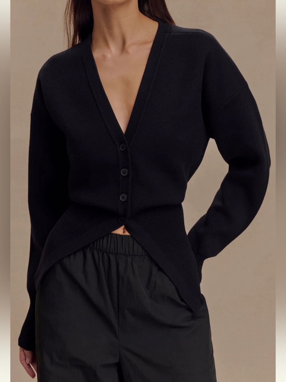 NWT Meshki Buttoned Oversized Cardigan